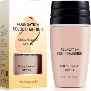 Color Changing Foundation, Face Cover Concealer Cream, Warm Skin Tone Foundation